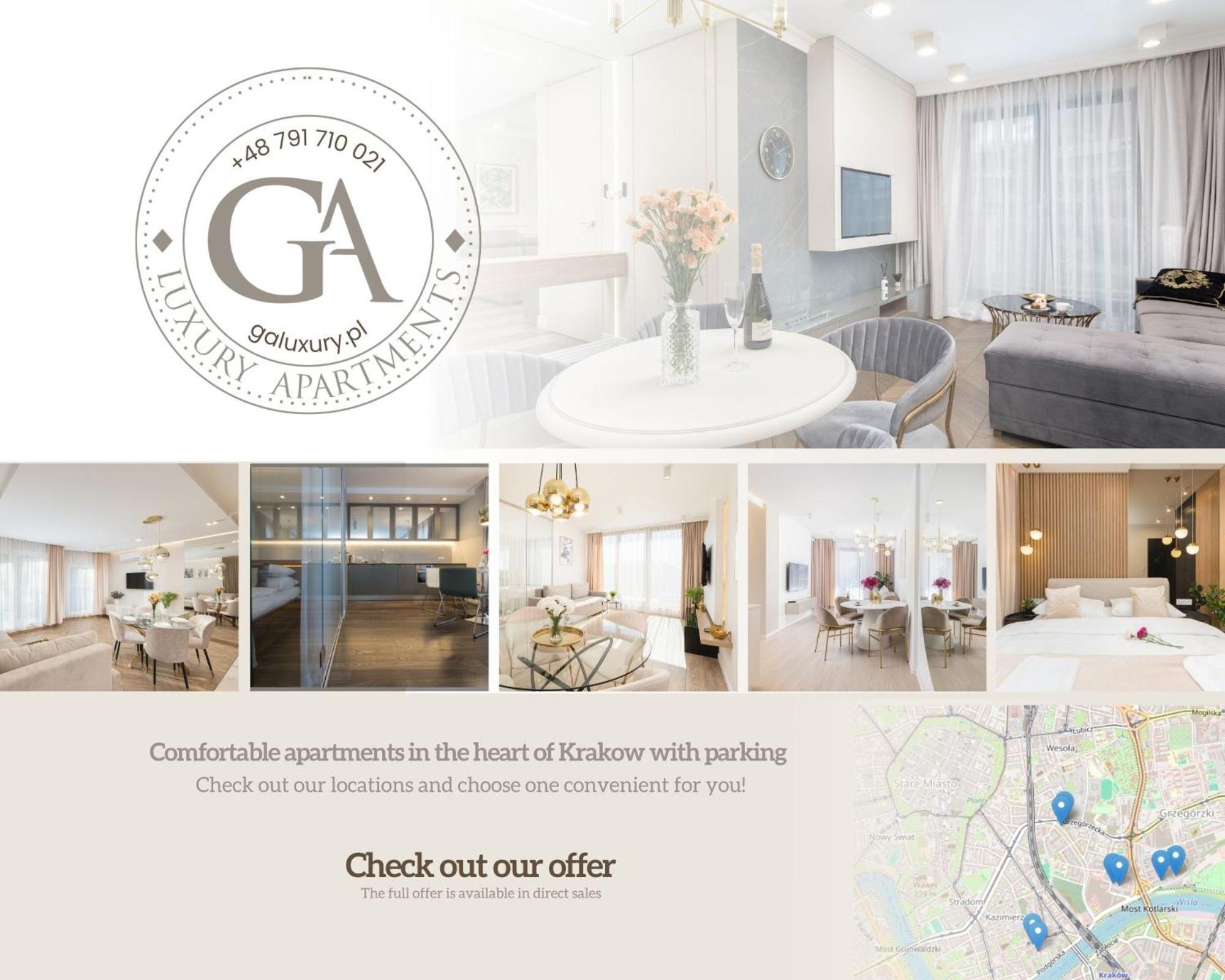 Ga Luxury Apartments W21 Krakov Exteriér fotografie